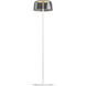 Yurei 51.5 inch 14.00 watt Matte White Floor Lamp Portable Light in Acrylic Dark Gray
